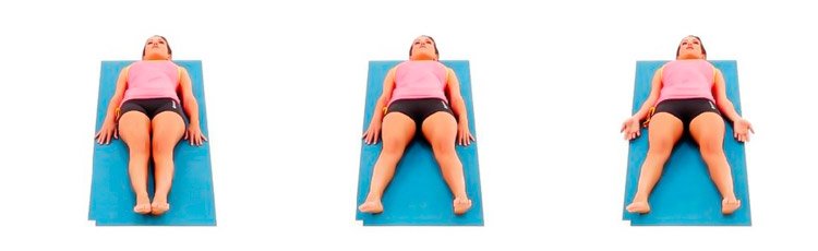 Durma melhor com exercícios de Yoga - apenas 3 minutos - Postura do cadáver foto